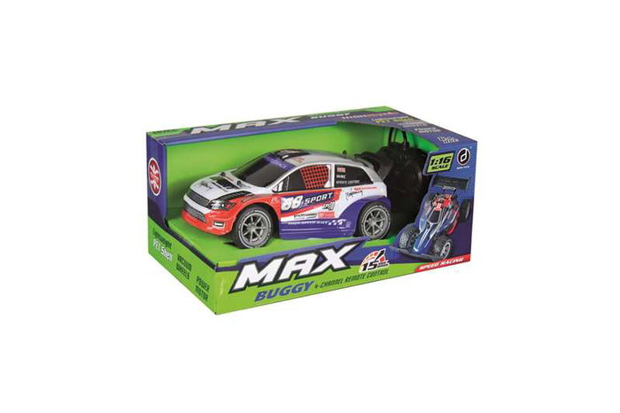 JugaToys Max Buggy Coche radio control 27MHz escala 1:16 Gris