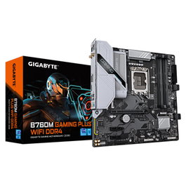 GIGABYTE B760M GAMING PLUS WiFi DDR4 Placa Base mATX - Intel LGA 1700, Chipset B760, WiFi 6, 4xDDR4 hasta 5333 MHz, 2xM.2 PCIe 4.0, LAN 1GbE, USB 3.2, HDMI 2.1, DisplayPort