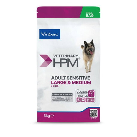 Virbac HPM Adult Sensitive Large & Medium 3 kg Virbac HPM Adult Sensitive Large & Medium 3 kg