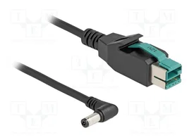 DeLOCK Cable PoweredUSB 12 V a DC 5,5 x 2,1 mm Angular 3 m