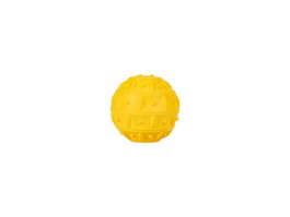 FREEDOG Pelota de Goma para Snacks Teak Amarillo 8cm