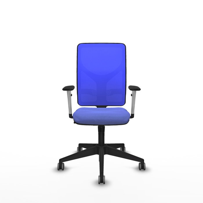 PIQUERAS Y CRESPO Silla de oficina Motilla Azul con mecanismo Sincro