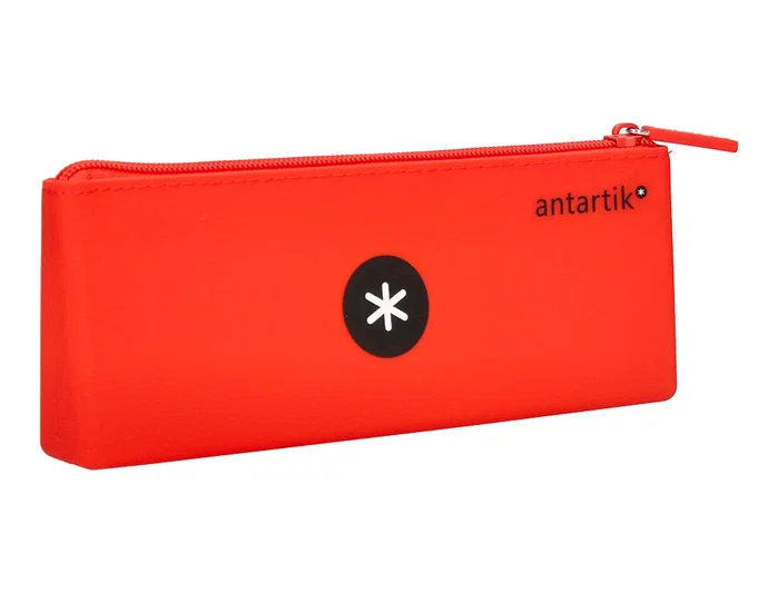 Antartik Estuche Portatodo de Silicona Triangular en Colores Surtidos