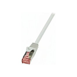 LogiLink Cable de red CAT6 S/FTP 0,5 m Naranja AWG27