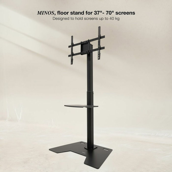 Tooq Soporte de Suelo MINOS FS2284M-B para TV de 37-70 pulgadas