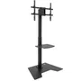 TooQ Soporte de Suelo Rotatorio/Ajustable para TV FS2284M-B de 37-70" hasta 70kg Negro