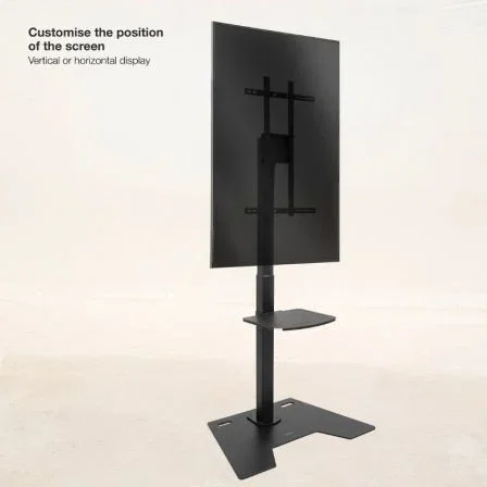 TooQ Soporte de Suelo Rotatorio/Ajustable para TV FS2284M-B de 37-70" hasta 70kg Negro