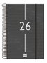 Finocam Agenda 2026 E11 165x242mm Día Página Negro 742076026