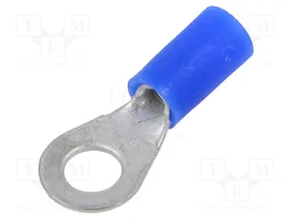 ERKO Terminal de ojillo aislada M5 azul 1,5÷2,5mm2