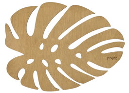 Hermia Set Salvamanteles de Madera Miel (4 Piezas) 36x36cm