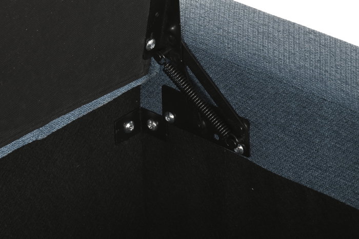 DKD Home Decor Descalzadora de Poliéster y Madera Azul DKD Home Decor Descalzadora de Poliéster y Madera Azul