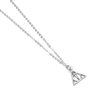 Harry Potter Collar con Colgante Deathly Hallows (bañado en plata)