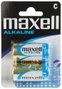 MAXELL Pilas Alcalinas LR14 Blíster de 2