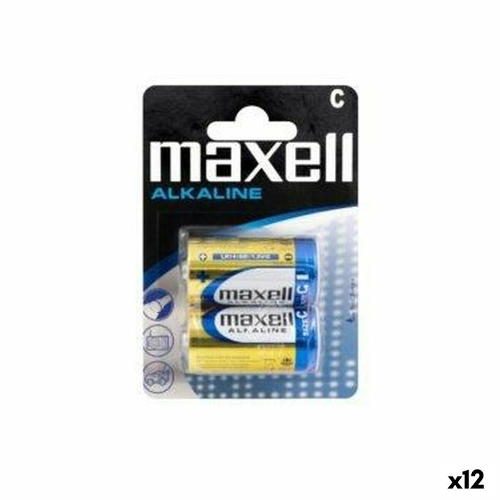 MAXELL Pilas Alcalinas LR14 Blíster de 2