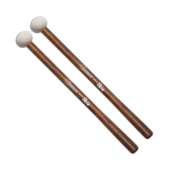 Vic Firth Corpsmaster MB1H Mazas de bombo de marcha para 18-22 pulgadas Vic Firth Corpsmaster MB1H Mazas de bombo de marcha para 18-22 pulgadas