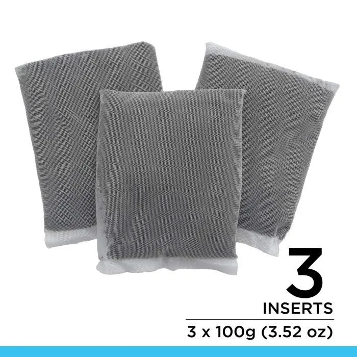Fluval Set 3 Carbones 100 g para Acuarios - Eliminación de Metales Pesados, Olores y Contaminantes Orgánicos