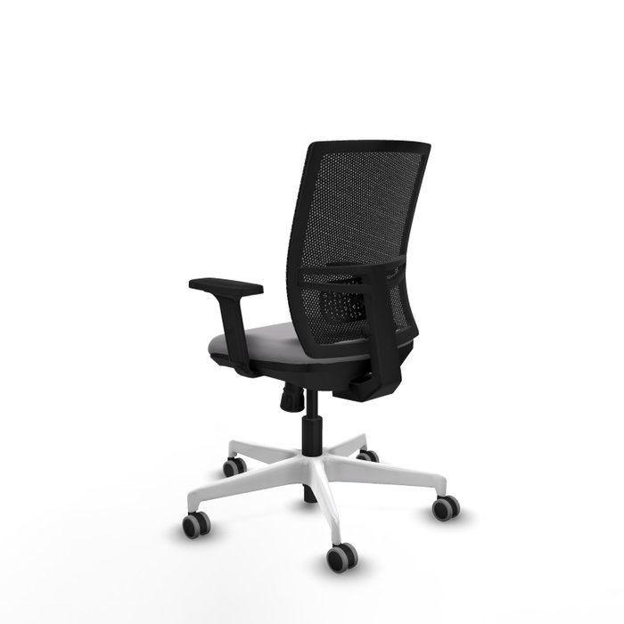 PIQUERAS Y CRESPO Silla de oficina Yunquera con mecanismo Sincro Gris y Negro
