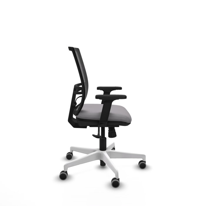 PIQUERAS Y CRESPO Silla de oficina Yunquera con mecanismo Sincro Gris y Negro