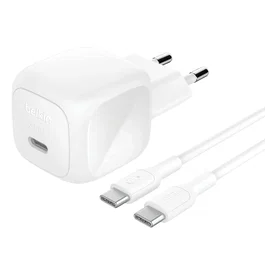 Belkin WCA013kq1MWH-B6 Cargador Universal Blanco de Corriente Alterna con Carga Rápida para Interior - 1 m