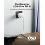 Belkin BOOST Charge USB-C 45W PD PPS con cable, Blanco
