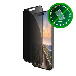 Dbramante1928 Eco-shield Protector de Pantalla Cristal con Filtro de Privacidad para Apple iPhone 15 Plus 16