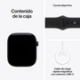 Apple Watch Series 12 GPS 46mm Negro con Correa Deportiva Negra S/M