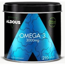 Aldous Bio Omega 3 Aceite De Pescado 3000 Mg 210 Cápsulas Blandas