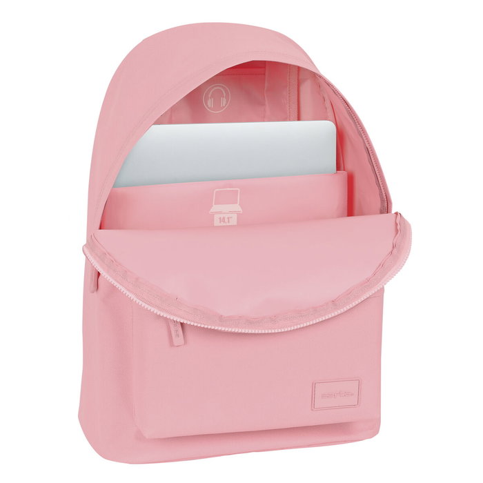 Safta Mochila Basic para Portátil 14,1 pulg Rosa