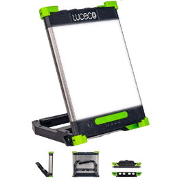 LUCECO Foco portátil recargable 1300 lm 20 W con imán y batería 20.000 mAh