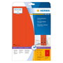 HERMA Etiquetas de Identificación para Carpetas 61,0 x 297,0 mm Rojo