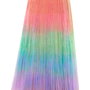 MGA Muñeca Meline Hair Chalk & Style Rainbow High para +6 años, pelo largo y teñible con colores arcoíris