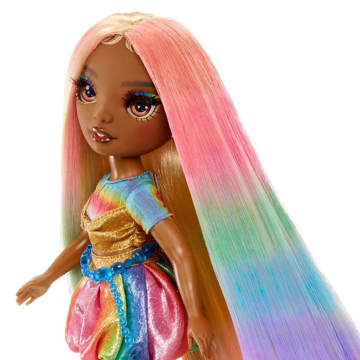 MGA Muñeca Rainbow High Hair Play Fashion - Meline Tizas Lavables +6 Años 526797