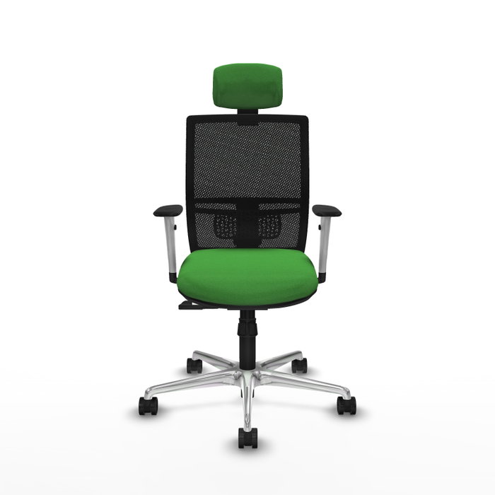 PIQUERAS Y CRESPO Silla de oficina Yunquera con mecanismo Sincro, Verde y Negro PIQUERAS Y CRESPO Silla de oficina Yunquera con mecanismo Sincro, Verde y Negro