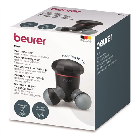 Beurer MG-18 MINI Aparato de Masaje Pequeño y Vibratorio para Relajación Portátil Beurer MG-18 MINI Aparato de Masaje Pequeño y Vibratorio para Relajación Portátil