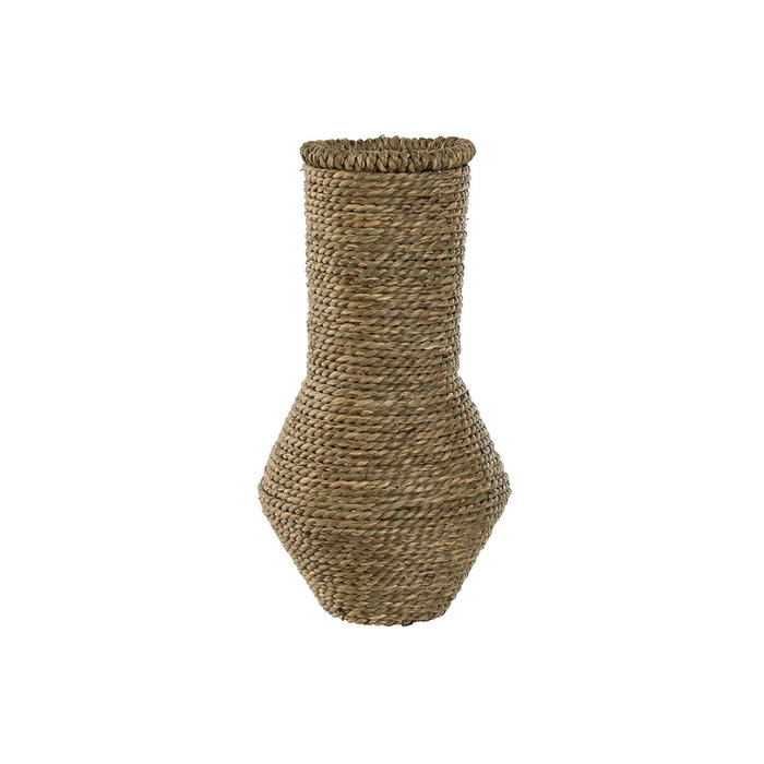 DKD Home Decor Jarrón de Fibra Natural 19x19x34 cm DKD Home Decor Jarrón de Fibra Natural 19x19x34 cm