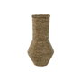 DKD Home Decor Jarrón de Fibra Natural 19x19x34 cm