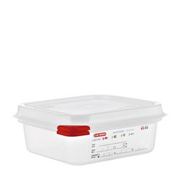 Araven OVIPLAS CUBETA C/T GN 1/6-065 - Cubeta GN 1/6 de polipropileno, 1.1 litros, 176x162x65 mm
