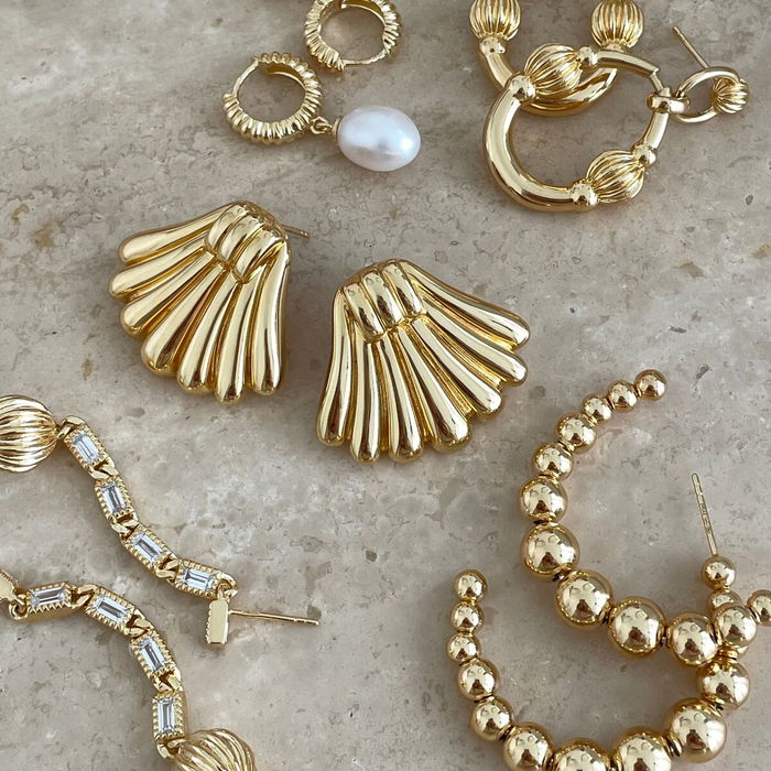 Pendientes Mujer 24KAE 424113Y Dorado Pendientes Mujer 24KAE 424113Y Dorado