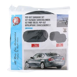 All Ride Pack Parasol Pop-Out Coche Color Negro 1 Unidad 99x50cm y 2 Unidades 44x36cm