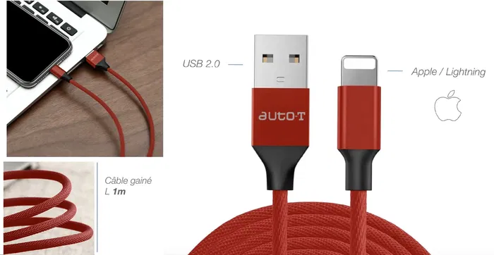 Auto-T Cable 540346 USB 2.0 Lightning