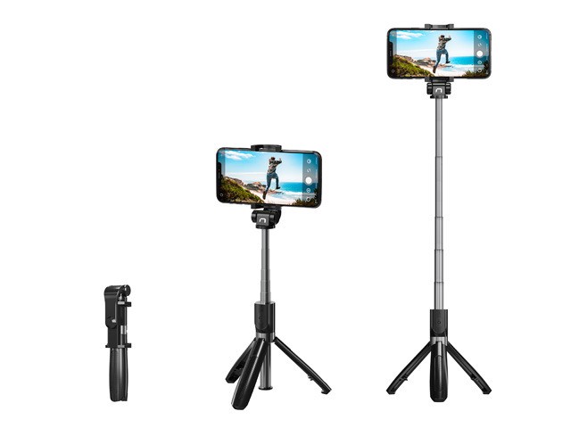 Natec Alvito Palo Selfie y Trípode Bluetooth 4.0 Negro Natec Alvito Palo Selfie y Trípode Bluetooth 4.0 Negro