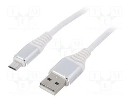 GEMBIRD Cablexpert USB 2.0 de USB A a Micro USB B, 1m, Blanco