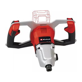 Einhell TP-MX 18-2 Li BL Mezclador Profesional de Pintura y Mortero 18V (Rojo/Negro)