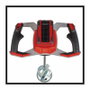Einhell TP-MX 18-2 Li BL Mezclador Profesional de Pintura y Mortero 18V (Rojo/Negro)