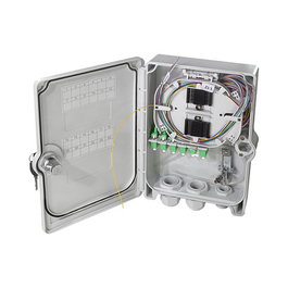 LogiLink Caja de distribución FTTX 24x LC/APC totalmente cargada IP55
