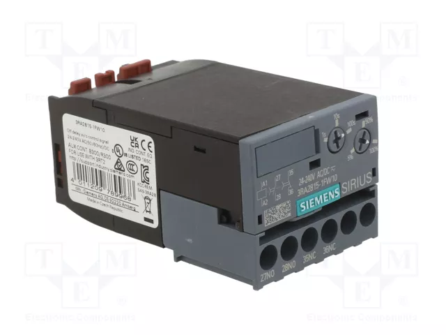 SIEMENS 3RA2815-1FW10 Contactos de acción retardada NC + NA