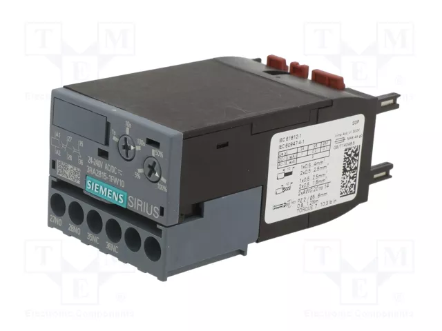 SIEMENS 3RA2815-1FW10 Contactos de acción retardada NC + NA