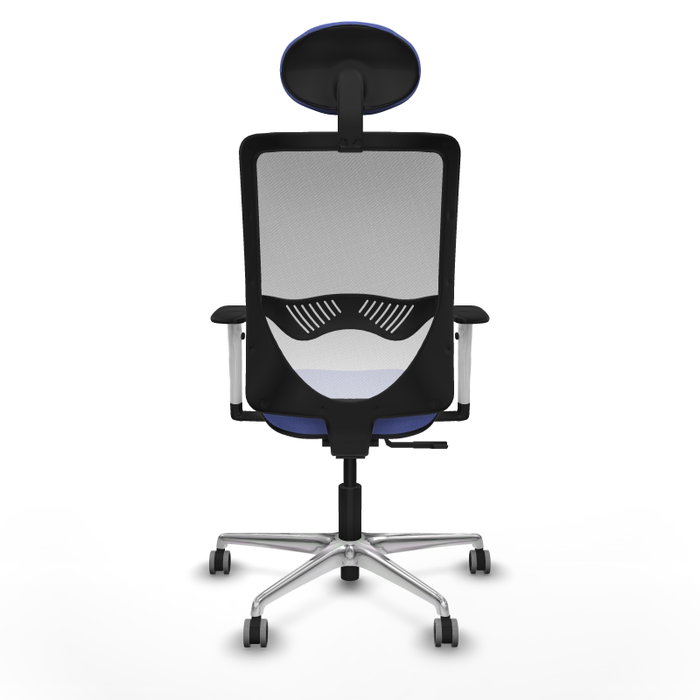PIQUERAS Y CRESPO Silla de oficina Zulema con mecanismo Sincro, Azul claro y Blanco PIQUERAS Y CRESPO Silla de oficina Zulema con mecanismo Sincro, Azul claro y Blanco