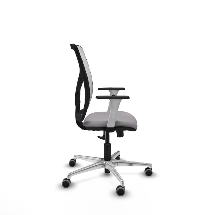 PIQUERAS Y CRESPO Silla de oficina Motilla con mecanismo Sincro, Gris y Blanco PIQUERAS Y CRESPO Silla de oficina Motilla con mecanismo Sincro, Gris y Blanco