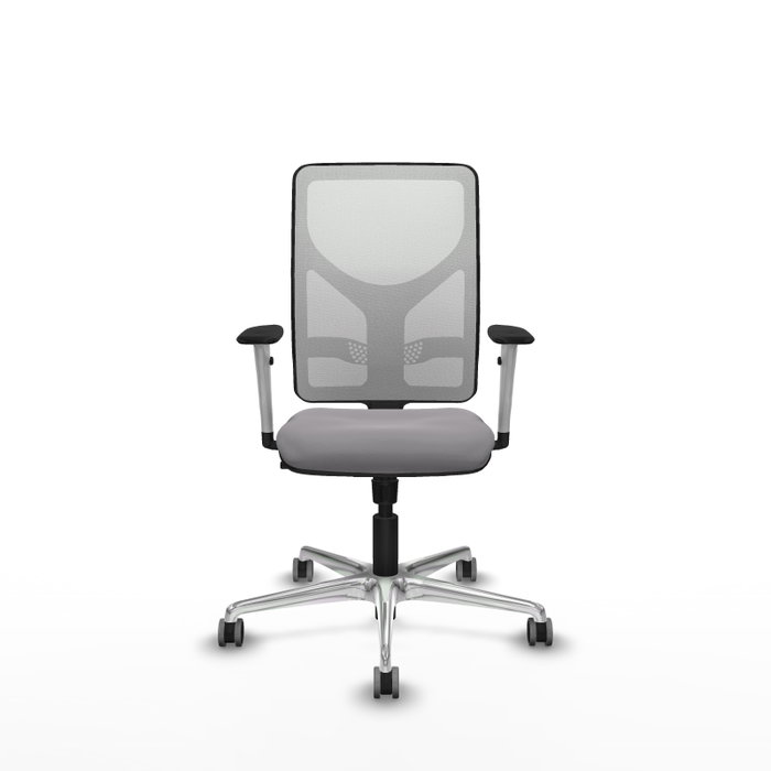 PIQUERAS Y CRESPO Silla de oficina Motilla con mecanismo Sincro, Gris y Blanco PIQUERAS Y CRESPO Silla de oficina Motilla con mecanismo Sincro, Gris y Blanco
